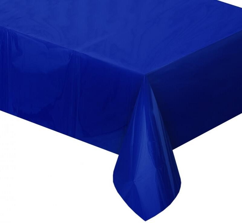 Folijos staltiesė metalo mėlynos spalvos, 137x183 cm