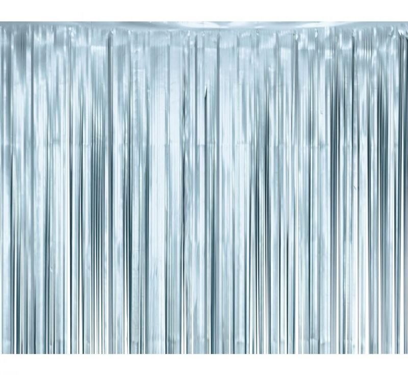 Matinė užuolaida šviesiai mėlyna, 100x200 cm