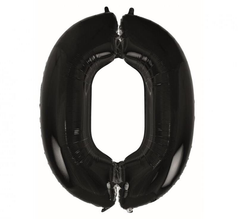Folinis balionas 0 BLACK, 92cm.