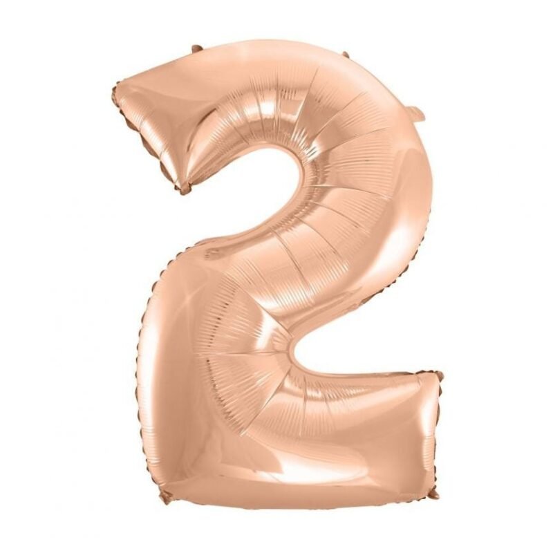 Folinis balionas 2 ROSEGOLD, 92cm.