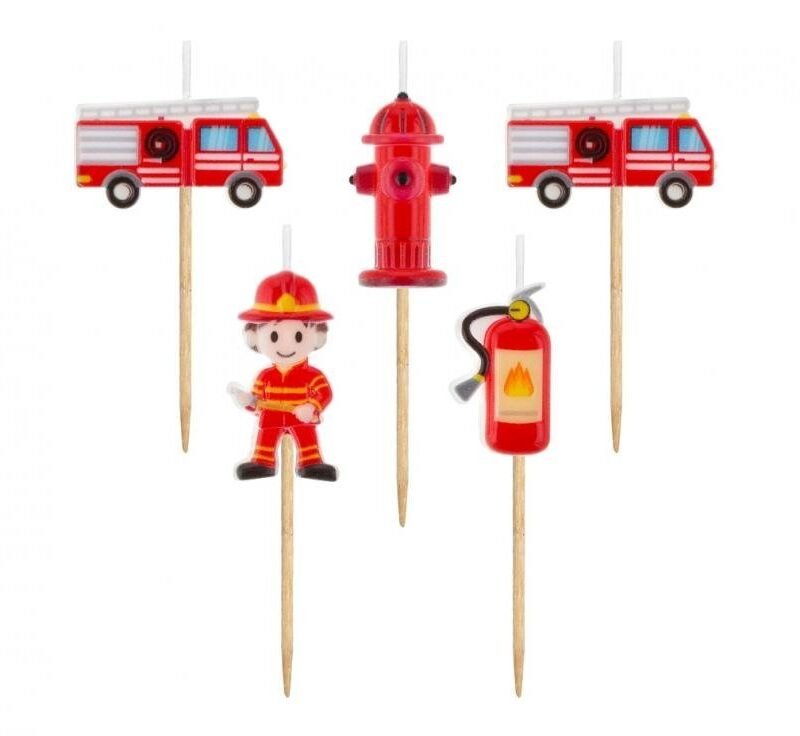 Gimtadienio žvakutės Fire Fighters