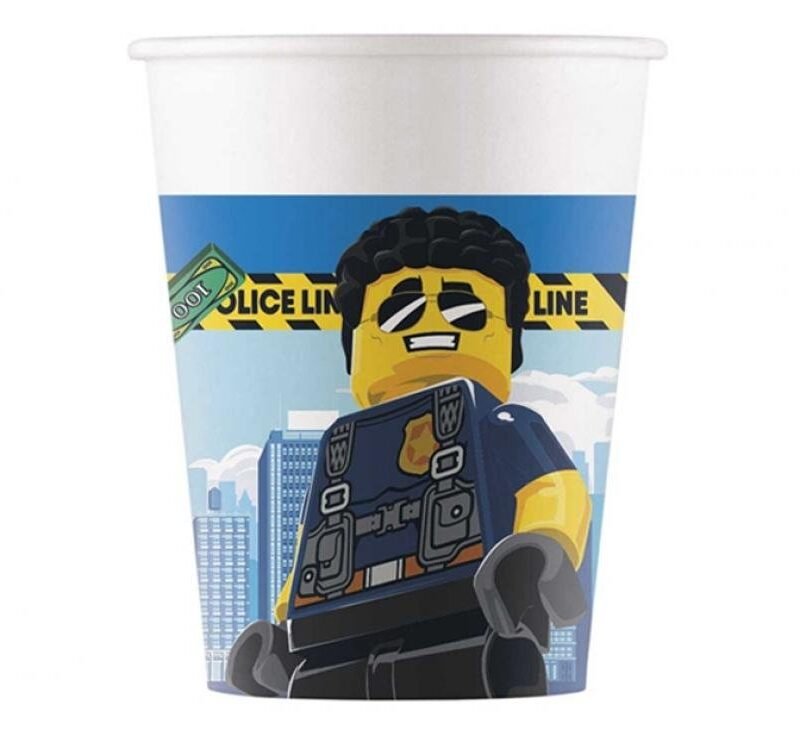 Popieriniai puodeliai LEGO CITY