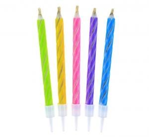 Gimtadienio žvakutės Magic, pastel