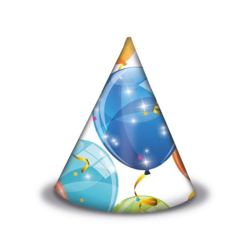 Gimtadienio kepurėlės SPARKLING BALLOONS