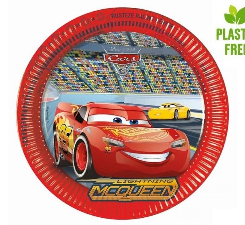 Popierinės lėkštutės CARS