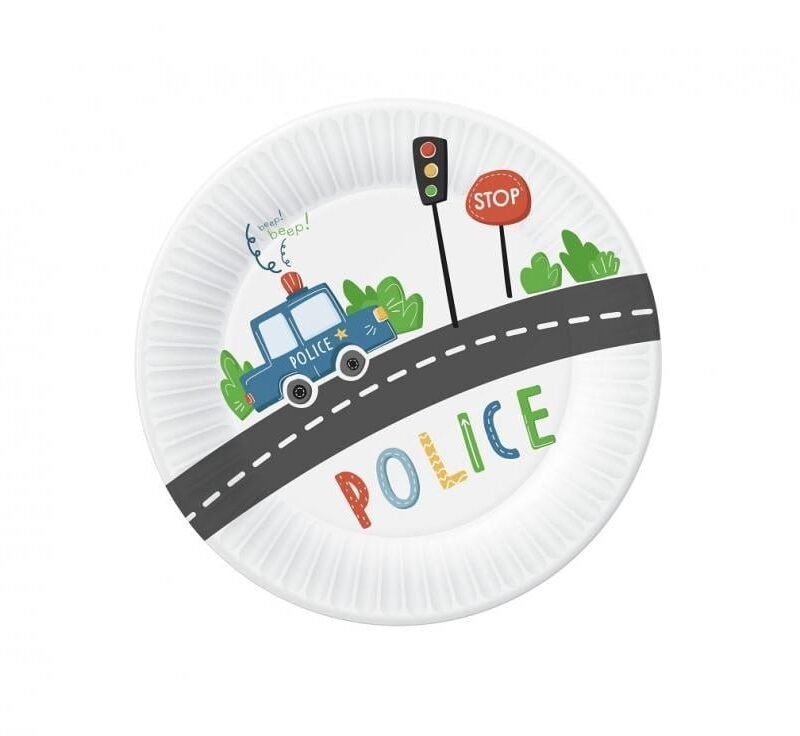Popierinės lėkštutės POLICE