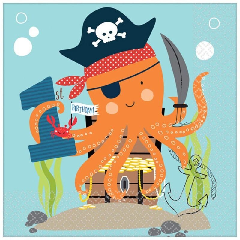 Popierinės servetėlės PIRATE