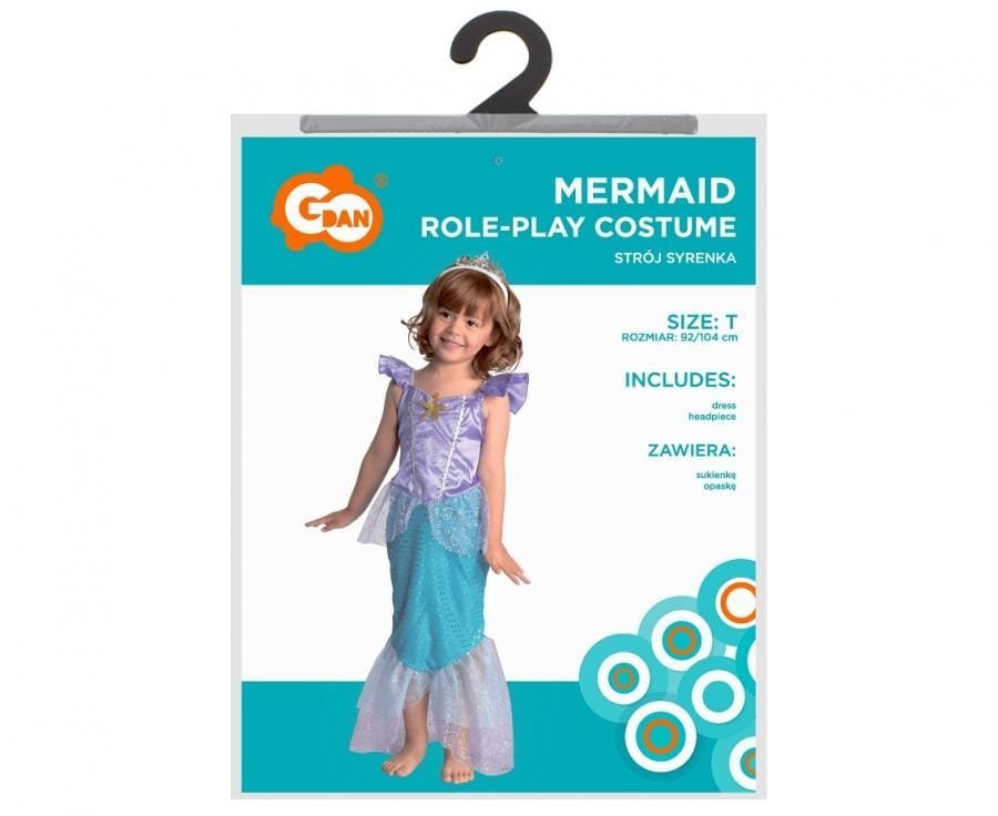 Vaikiškas kostiumas MERMAID 92/104cm