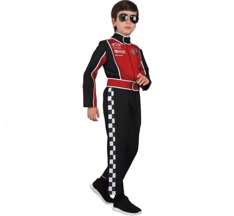 Vaikiškas kostiumas RACER DRIVER 120/130cm