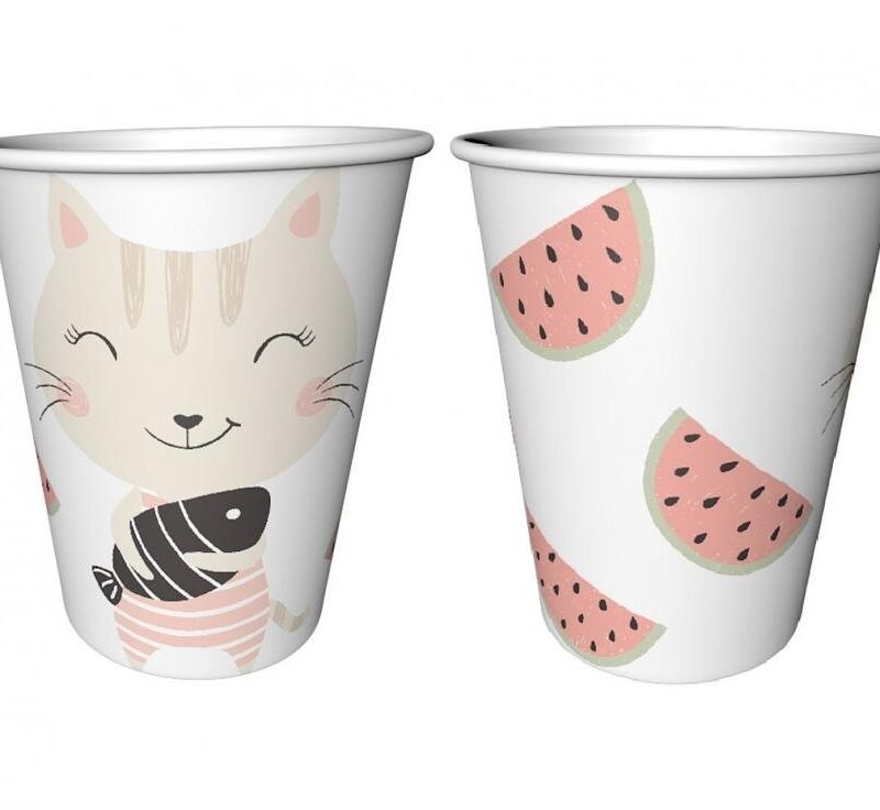 Popieriniai puodeliai CAT