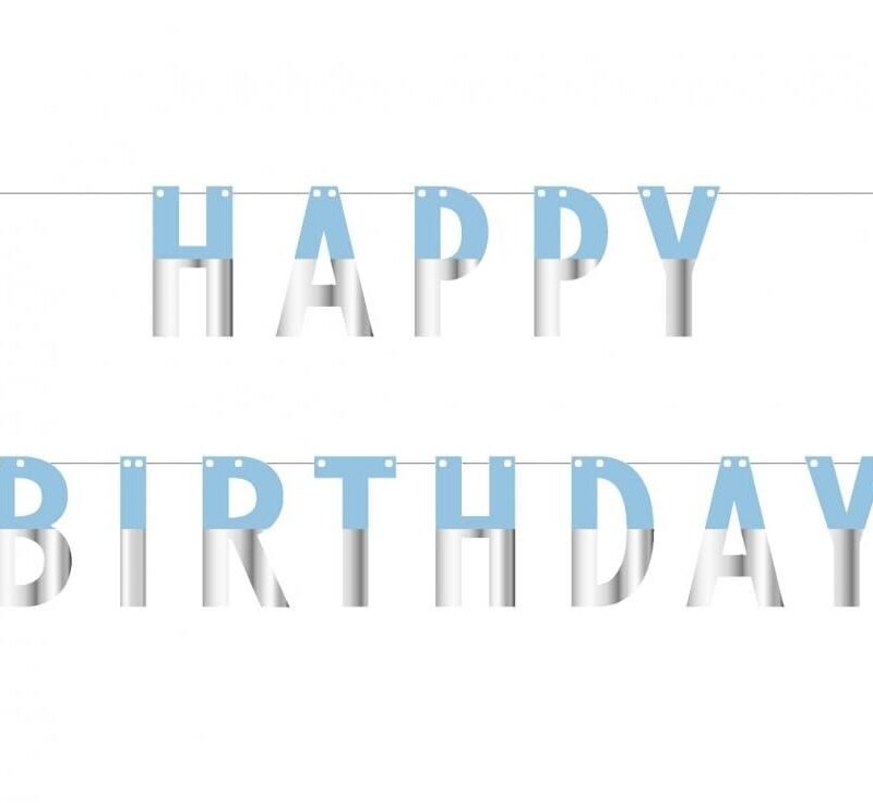 Girlianda HAPPY BIRTHDAY BLUE