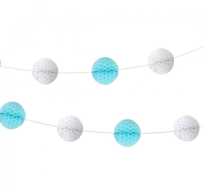 Girlianda POM POM BLUE