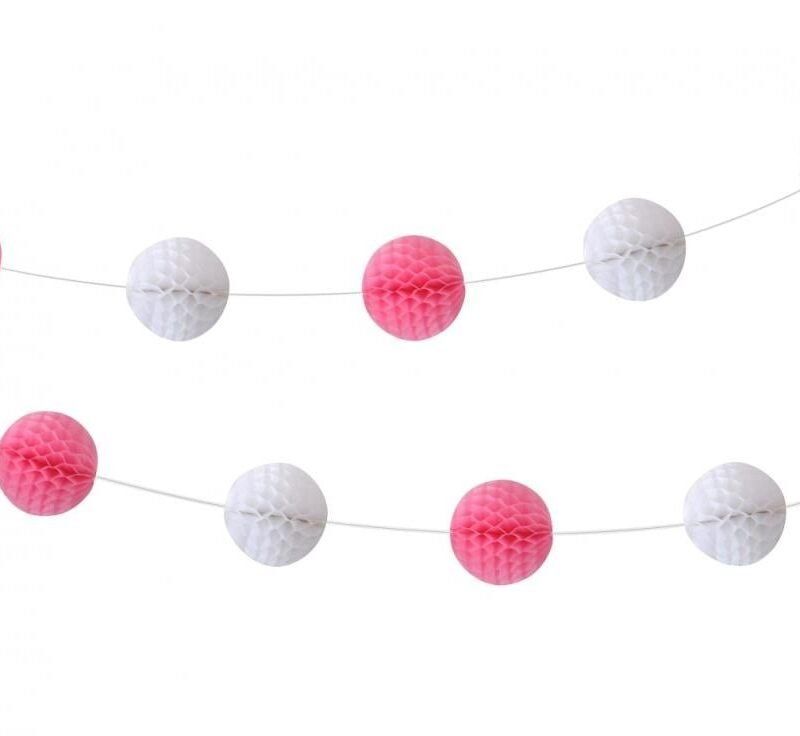 Girlianda POM POM PINK