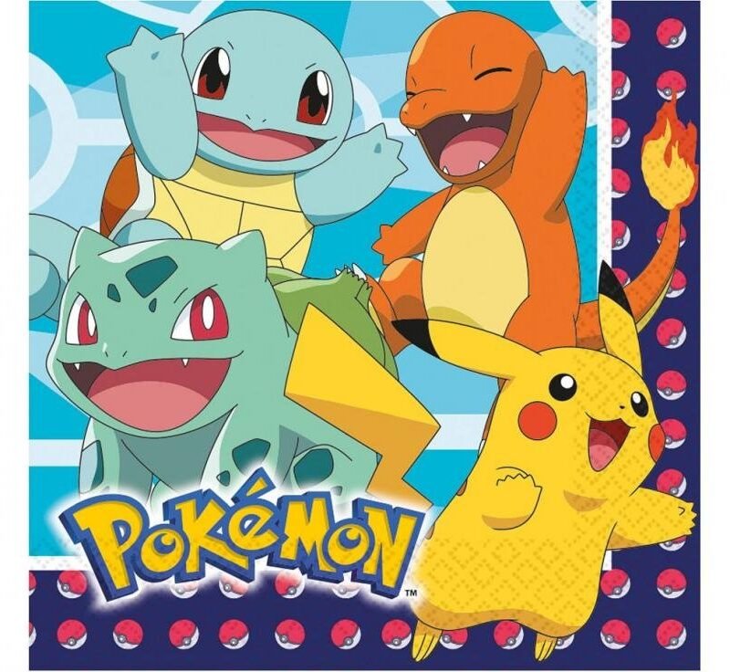 Popierinės servetėlės POKEMON