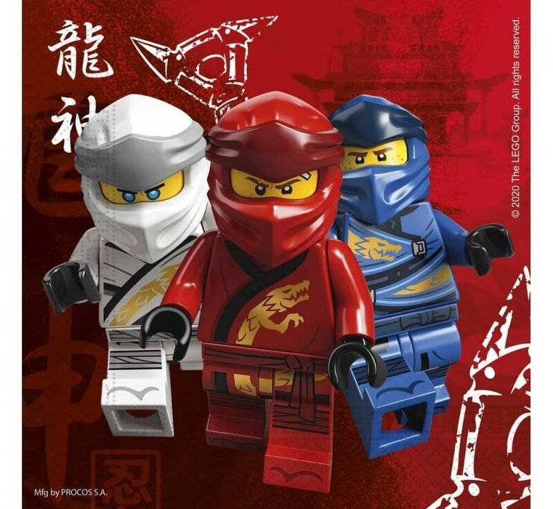 Popierinės servetėlės LEGO NINJAGO