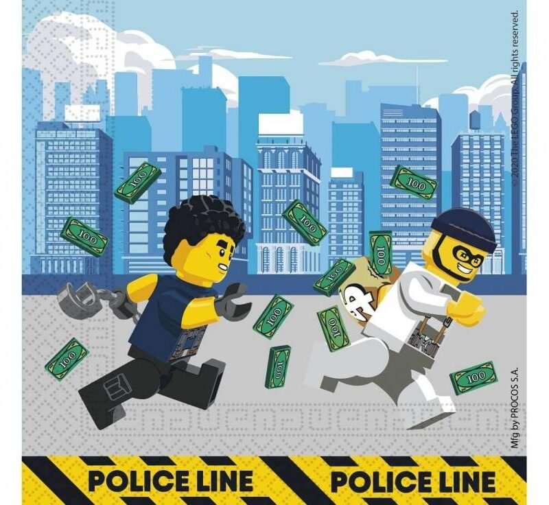 Popierinės servetėlės LEGO CITY