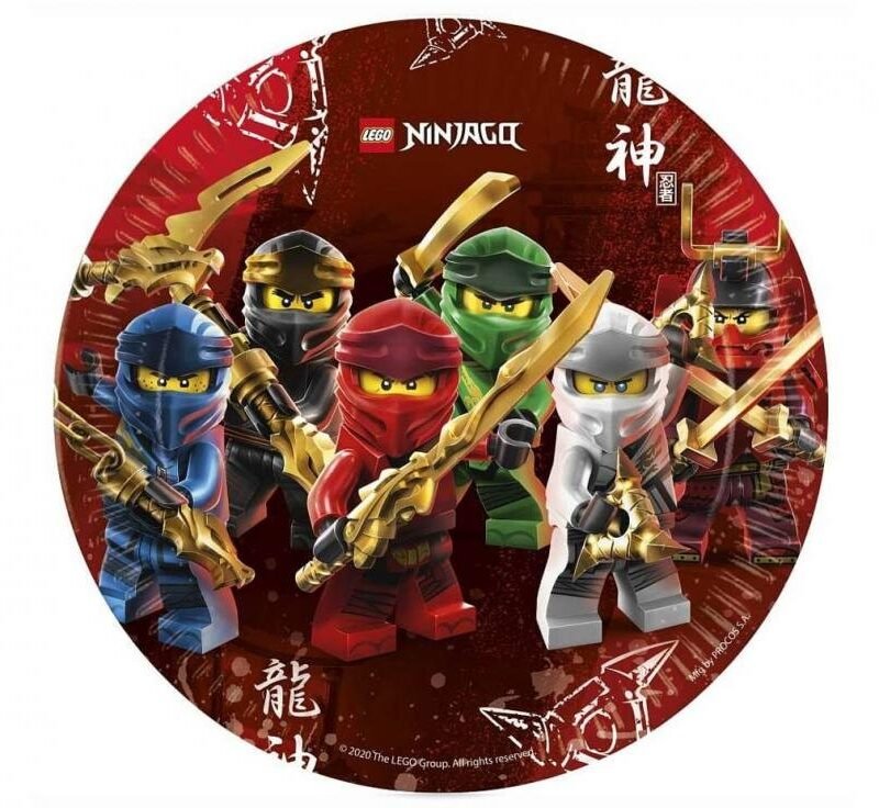 Popierinės lėkštutės LEGO NINJAGO