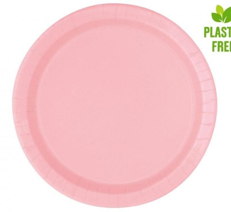 Popierinės lėkštutės LIGHT  PINK