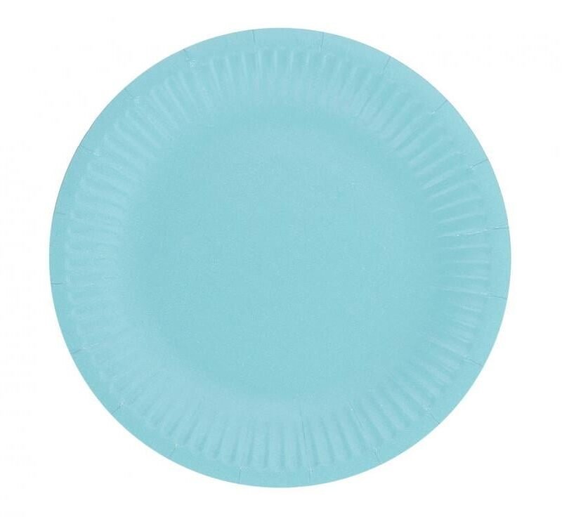 Popierinės lėkštutės LIGHT BLUE