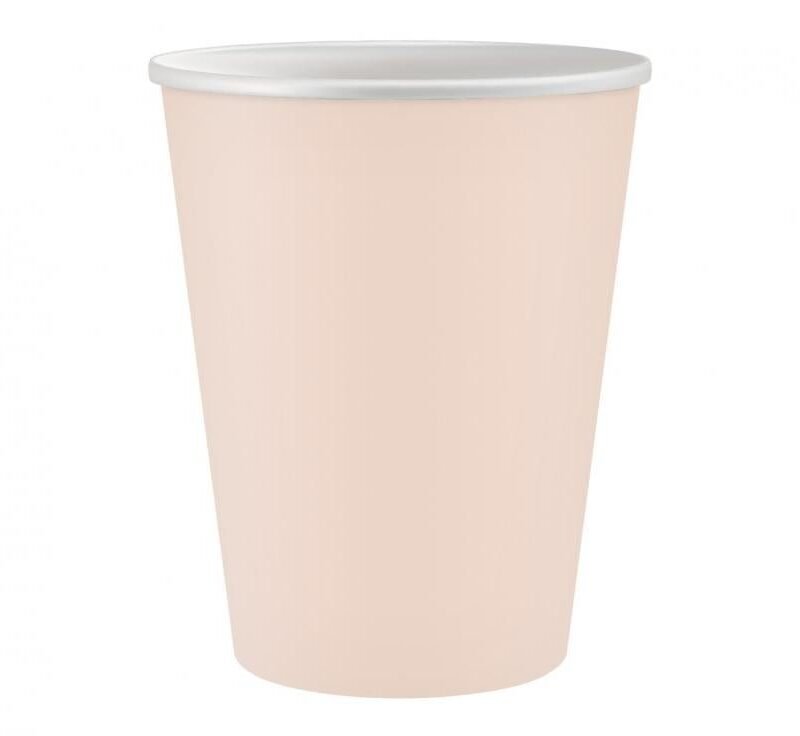 Popieriniai puodeliai LIGHT PINK