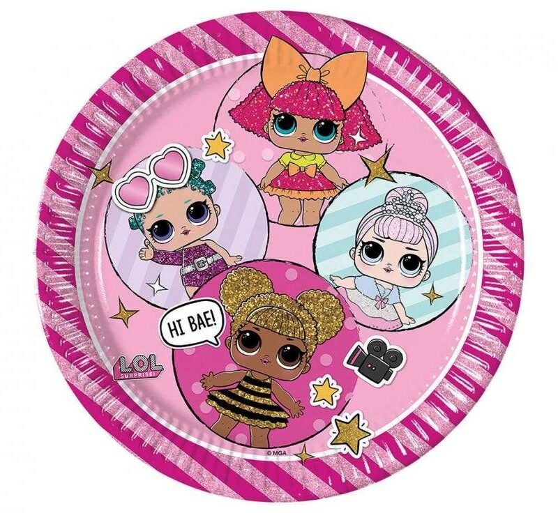 Popierinės lėkštutės L.O.L SURPRISE