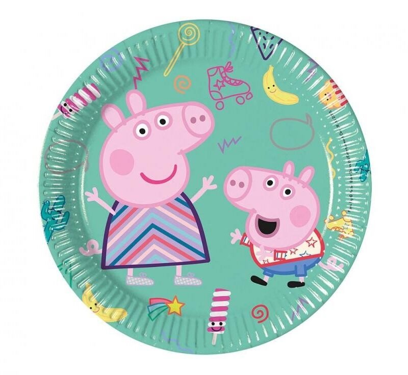 Popierinės lėkštutės PEPPA PIG