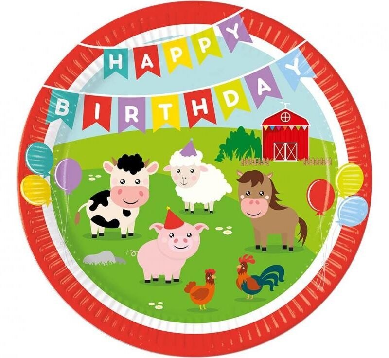 Popierinės lėkštutės FARM