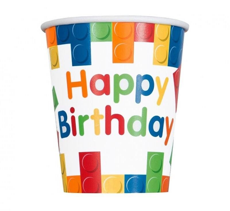 Popieriniai puodeliai LEGO