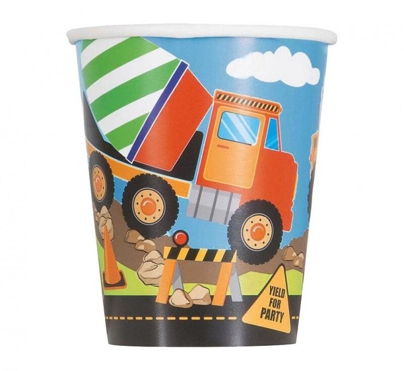 Popieriniai puodeliai CONSTRUCTION