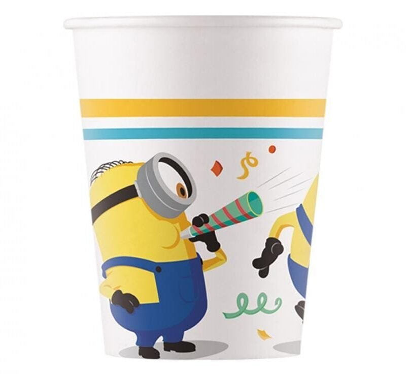 Popieriniai puodeliai MINIONS