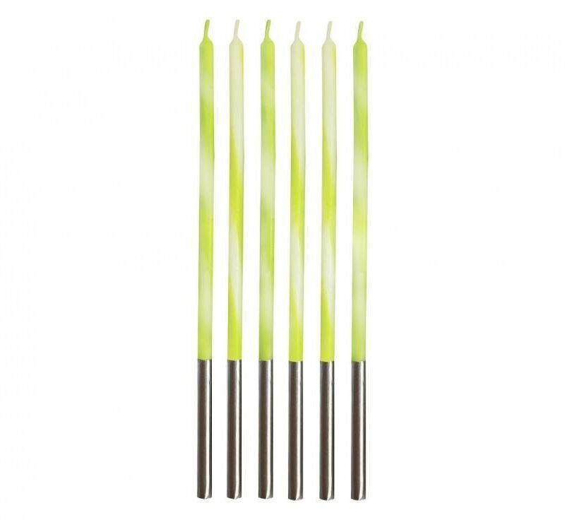 Gimtadienio žvakutės Lime Green