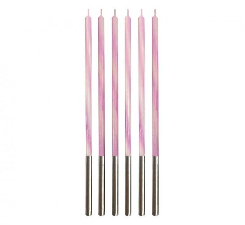 Gimtadienio žvakutės Candy Pink