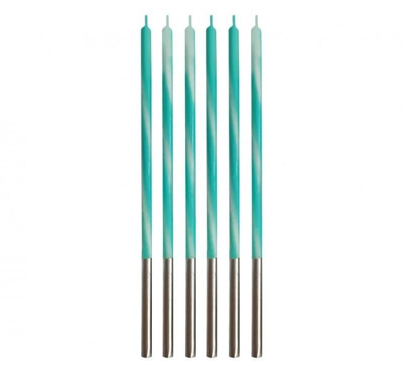 Gimtadienio žvakutės Turquoise