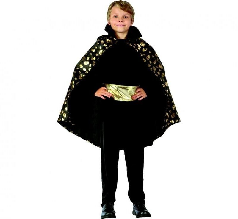 Vaikiškas kostiumas VAMPIRE GOLDEN 120/130cm