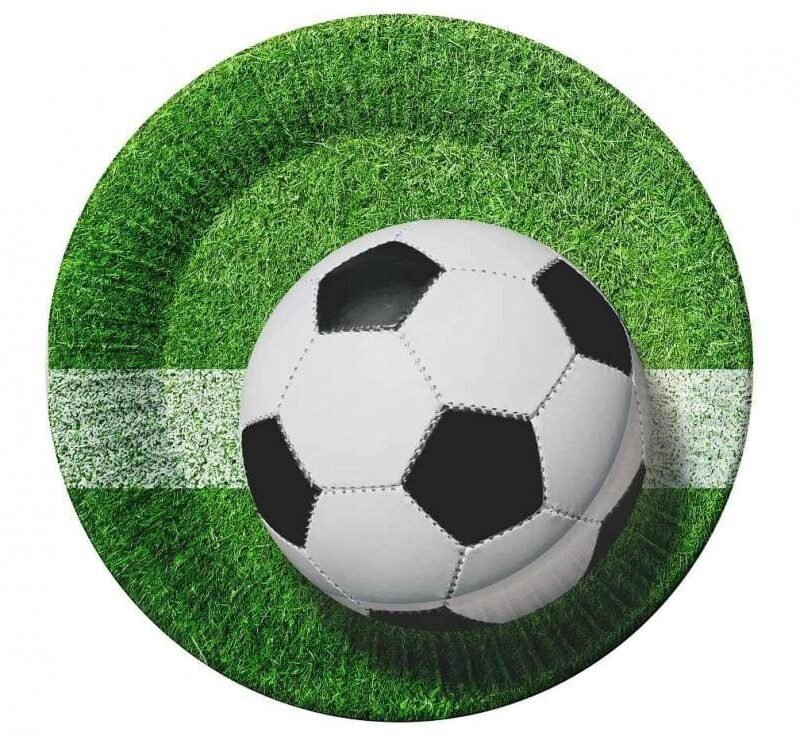 Popierinės lėkštutės FOOTBALL