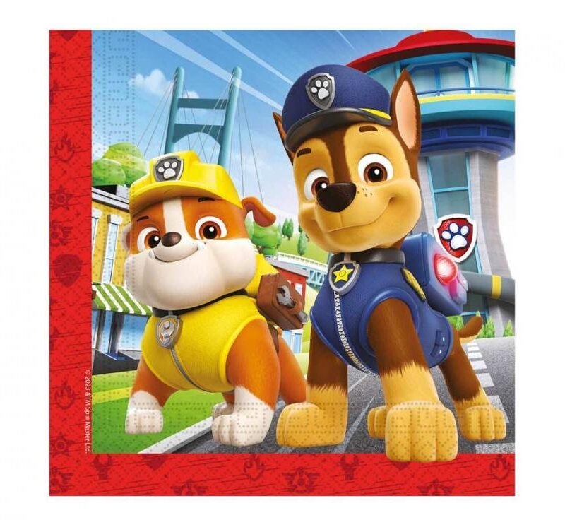 Popierinės servetėlės PAW PATROL