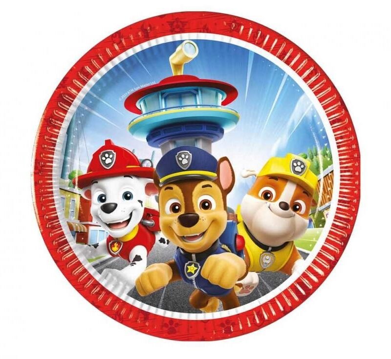 Popierinės lėkštutės PAW PATROL
