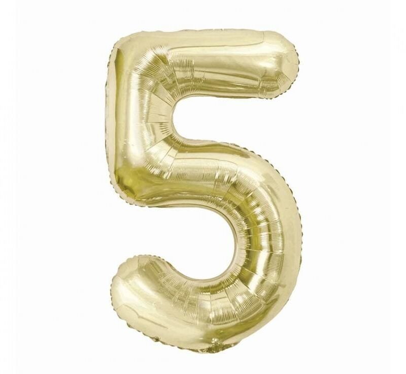 Folinis balionas 5 CHAMPAGNE, 85cm.