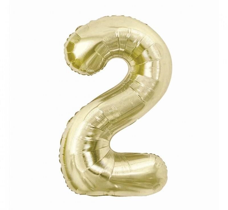 Folinis balionas 2 CHAMPAGNE, 85cm.