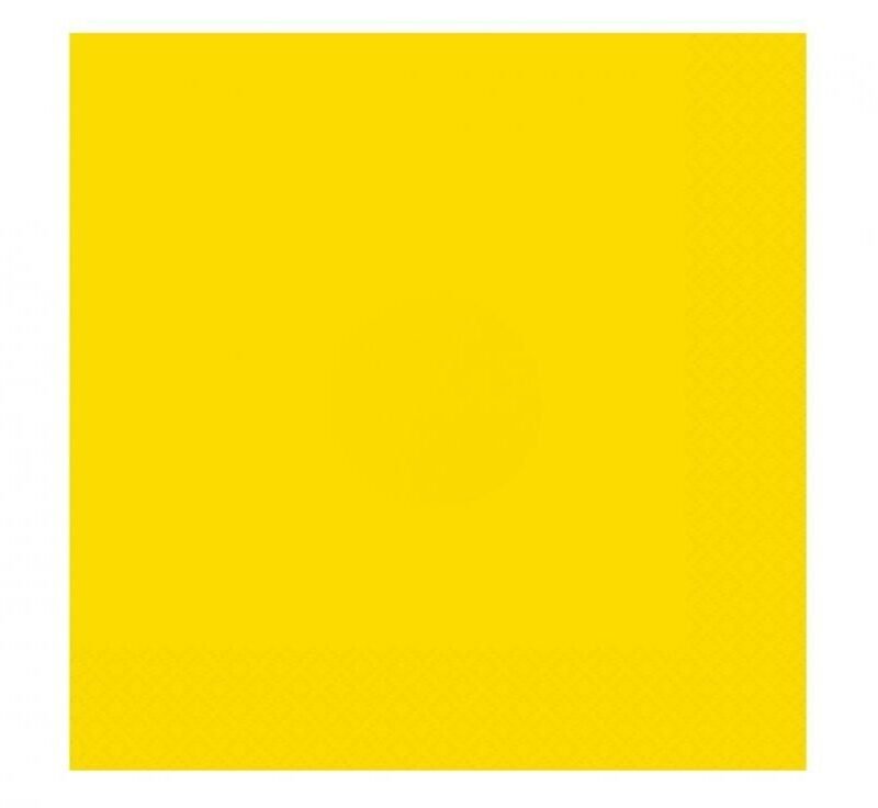 Popierinės servetėlės YELLOW