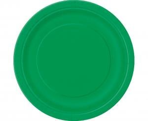 Popierinės lėkštutės EMERALD GREEN