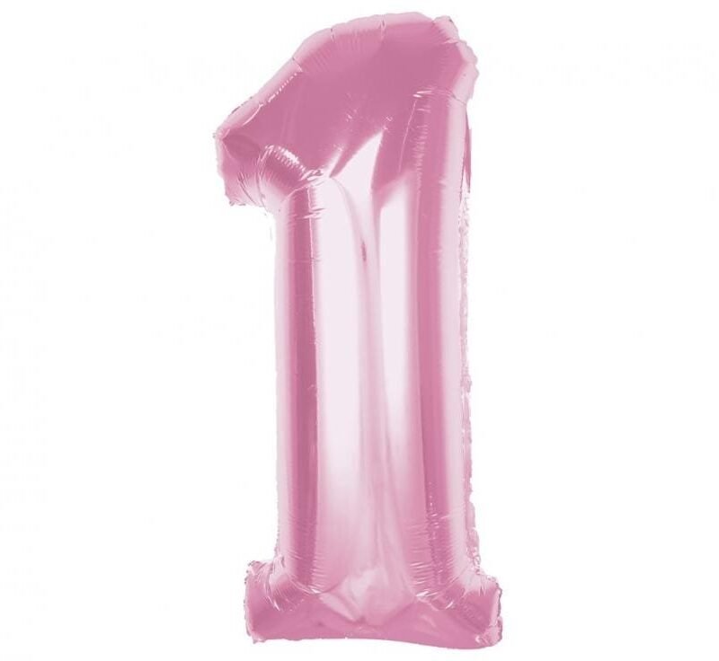 Folinis balionas 1 LIGHT PINK, 92cm.