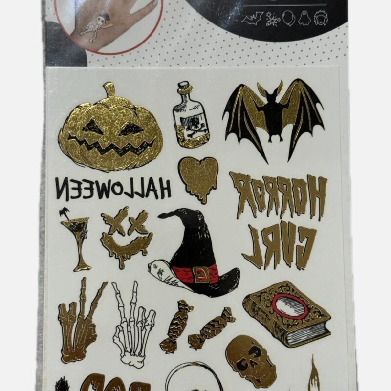 Laikinos tatuiruotės HALLOWEEN