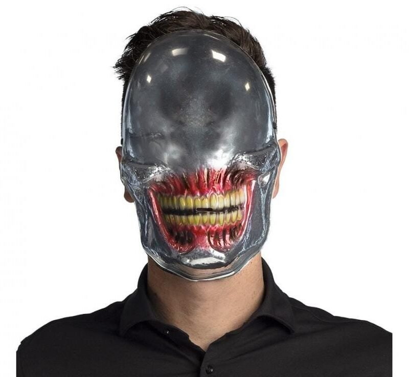 Veido kaukė MIRROR SKULL