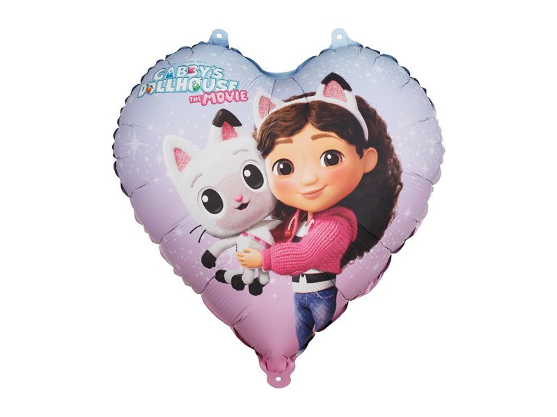 Folinis balionas HEART GABBY'S DOLLHOUSE 35cm