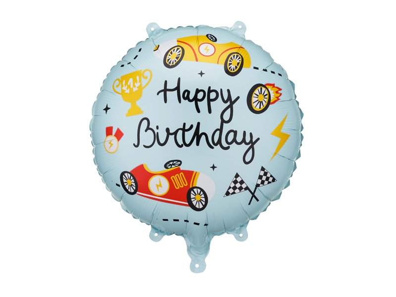 Folinis balionas HAPPY BIRTHDAY 35x35 cm ROUND RACE