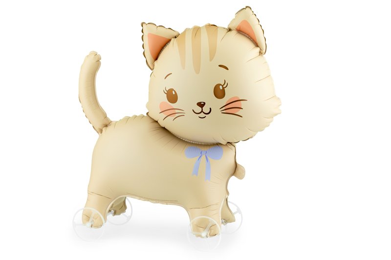 Folinis balionas CAT ON WHEELS 61x65 cm
