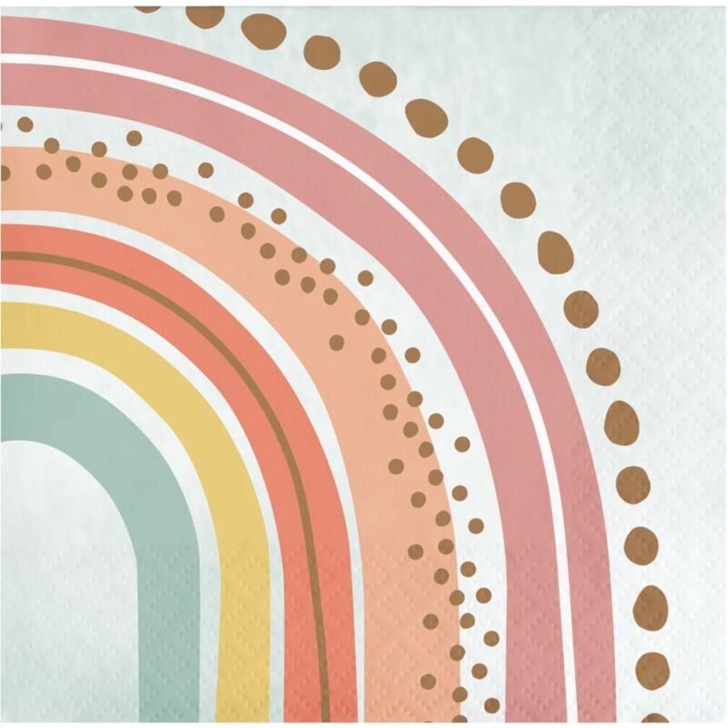 Popierinės servetėlės BOHO RAINBOW