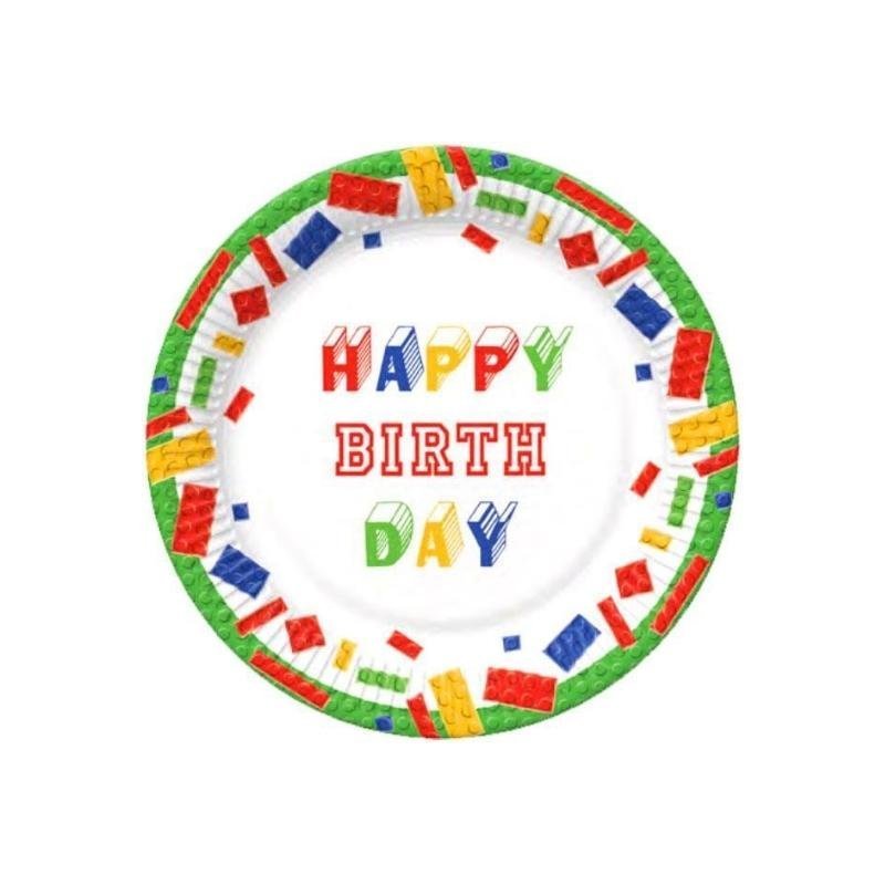 Popierinės lėkštutės LEGO