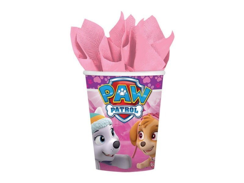 Popieriniai puodeliai PAW PATROL PINK